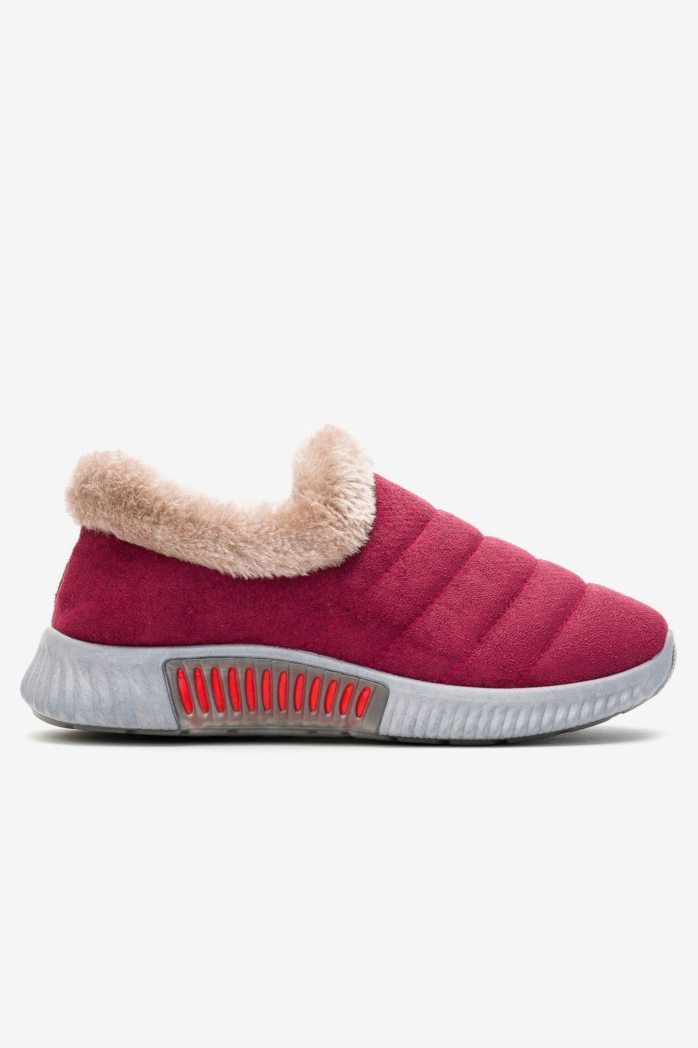 Zapatilla Mujer Burdeo Moon Chancleta Chancleta